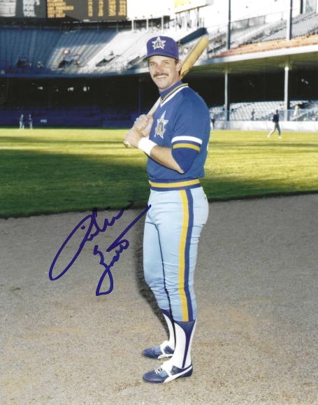 AUTOGRAPHED RICHIE ZISK 8x10 Seattle Mariners photo