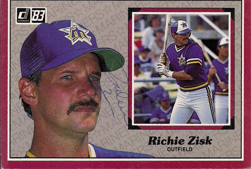 Autographed 1983 Richie Zisk Donruss Action All Star Card